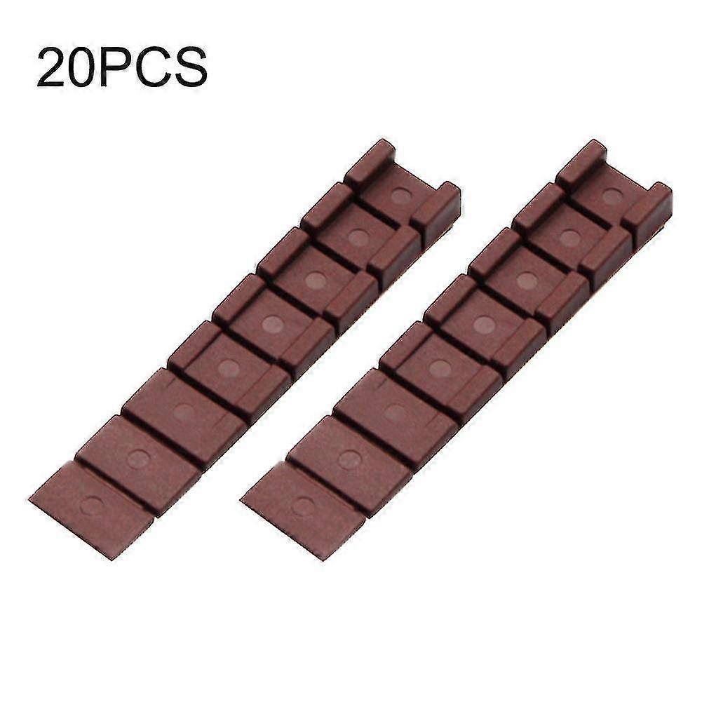 20pcs Furniture Wedge Non Slip With Breakaway Points Ncing Chocks Hotel Home
