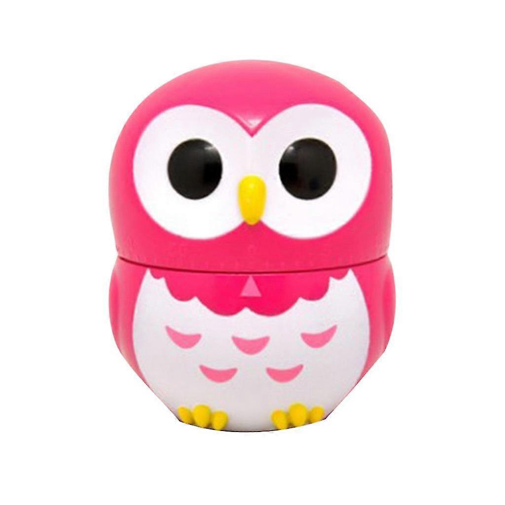 55 Minutes Kitchen Timer Alarm Mechanical Owl Shaped Timer Clock Counting Tools