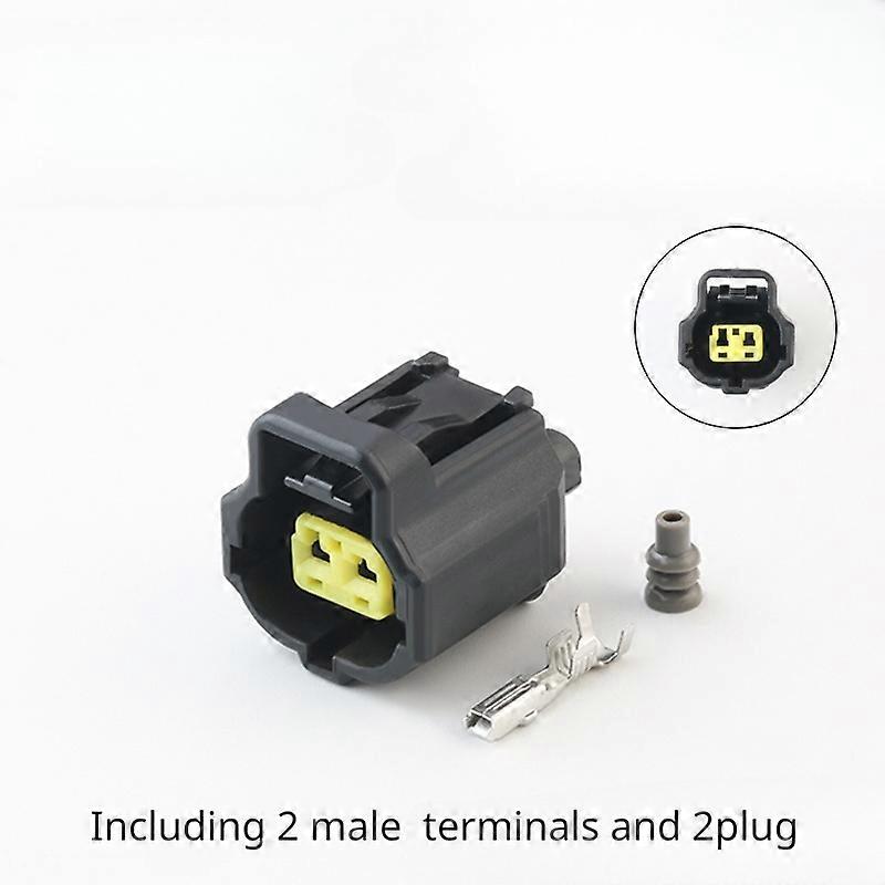 2 hole Car power connector oil and water t wire socket DJ70217Y-1.8-21 Model 184006-2 178392-6
