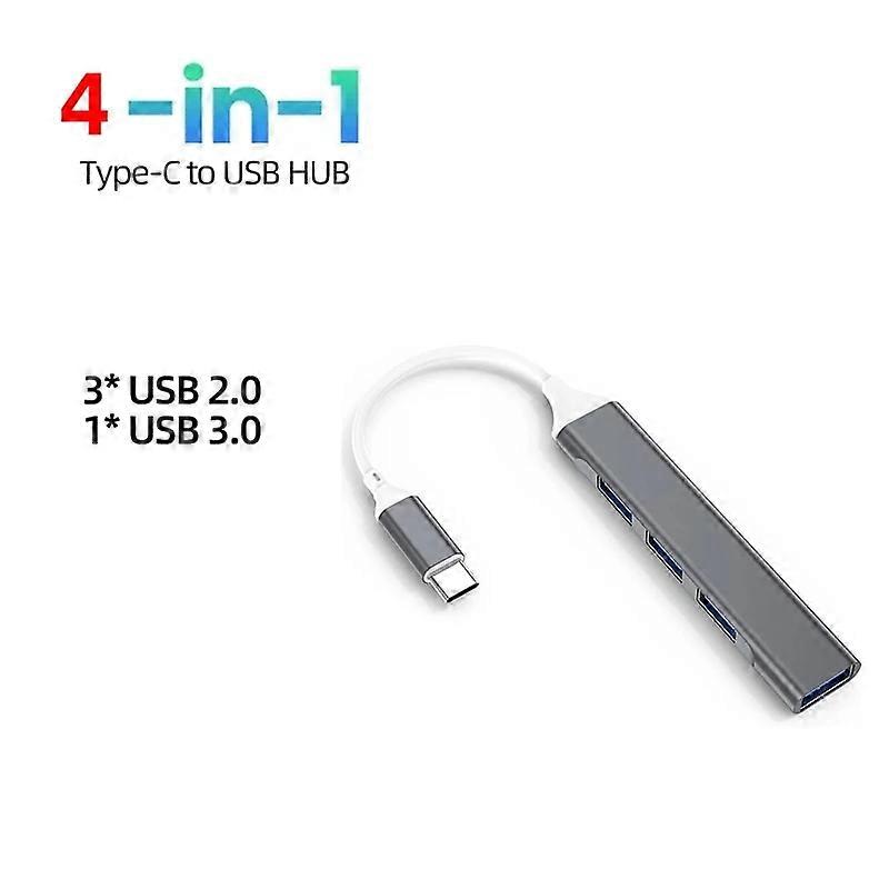 For Laptop 5 in 1 USB C HUB 4K 30Hz PD100W Dock USB C 3.1 Splitter Type C to HDMI Adapter  for MacBook iPad Huawei USB 3.0 HUB
