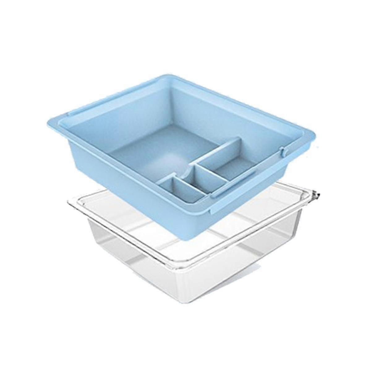 Blue Center Console Organizer Center Armrest Organizer Center Storage Box For Model 3 Model Y