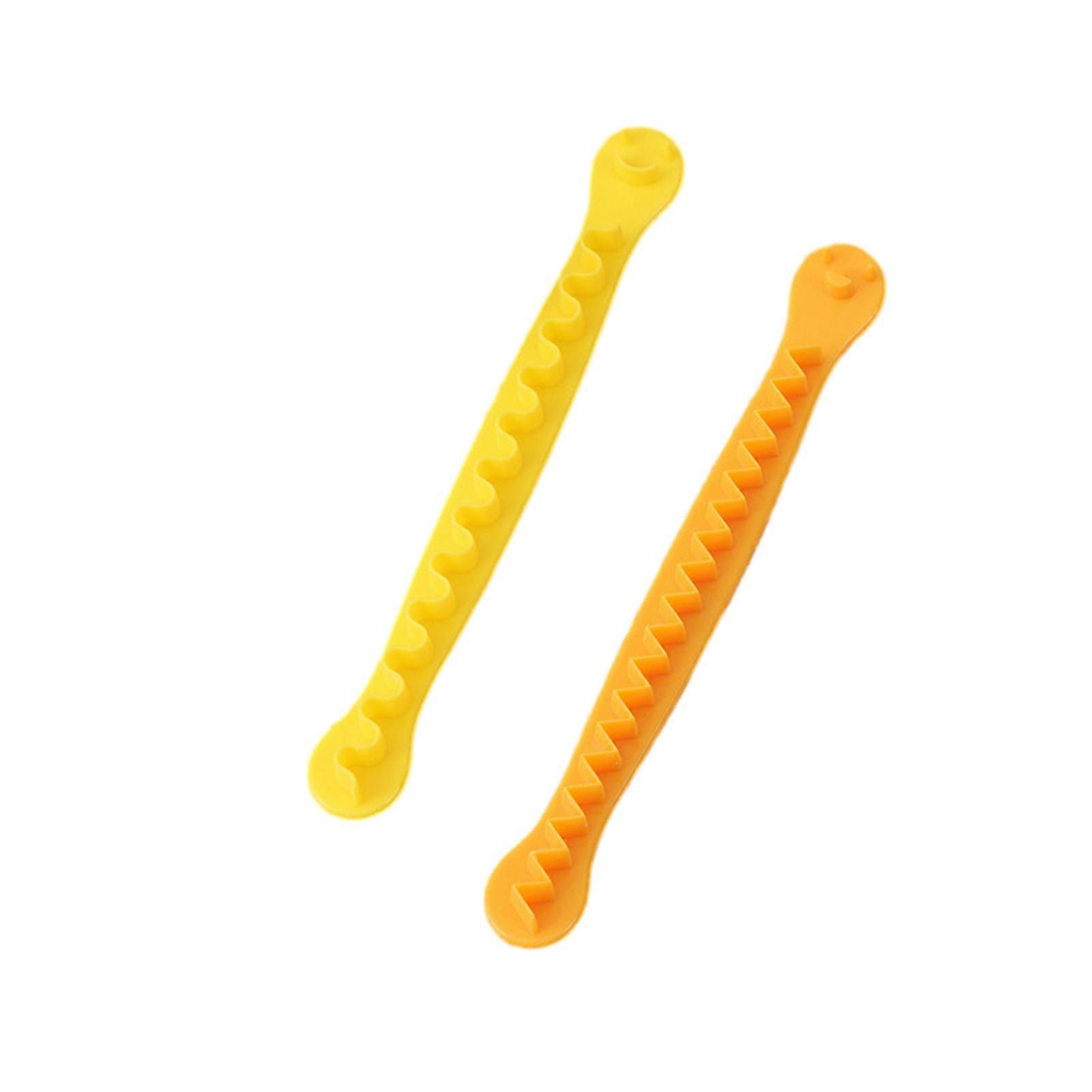 2pcs Waves Shaped Egg Cutter Set Household Easy Using Eggs Cutter for Kitchen Cooking