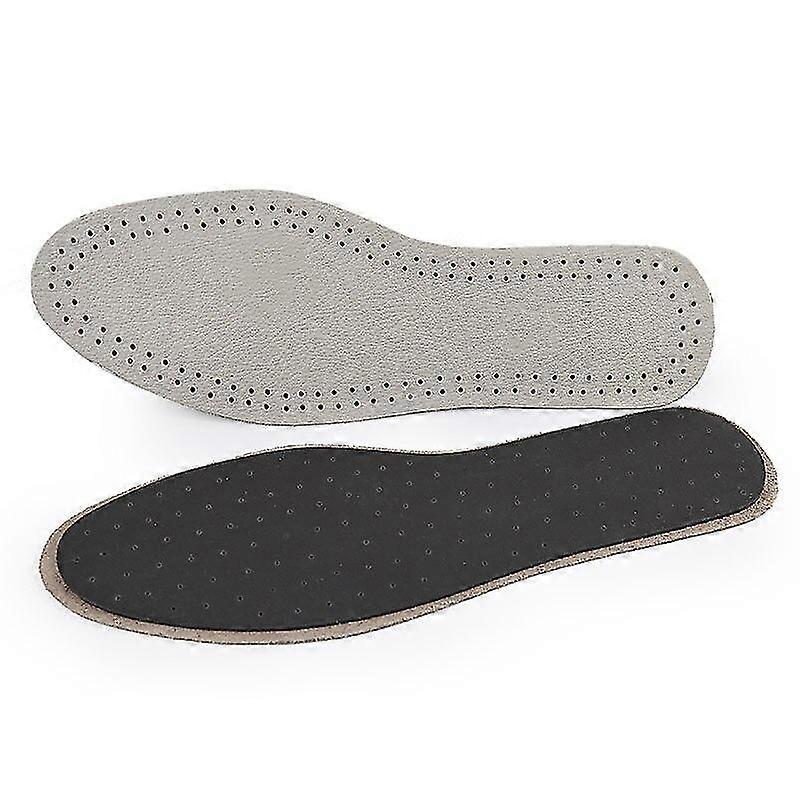 Ultra Mince Respirant Premium Leather Insoles pour Chaussures Hommes Femmes Ascenseur Chaussures Semelle intérieure Inserts Soins des pieds Chaussures Pads