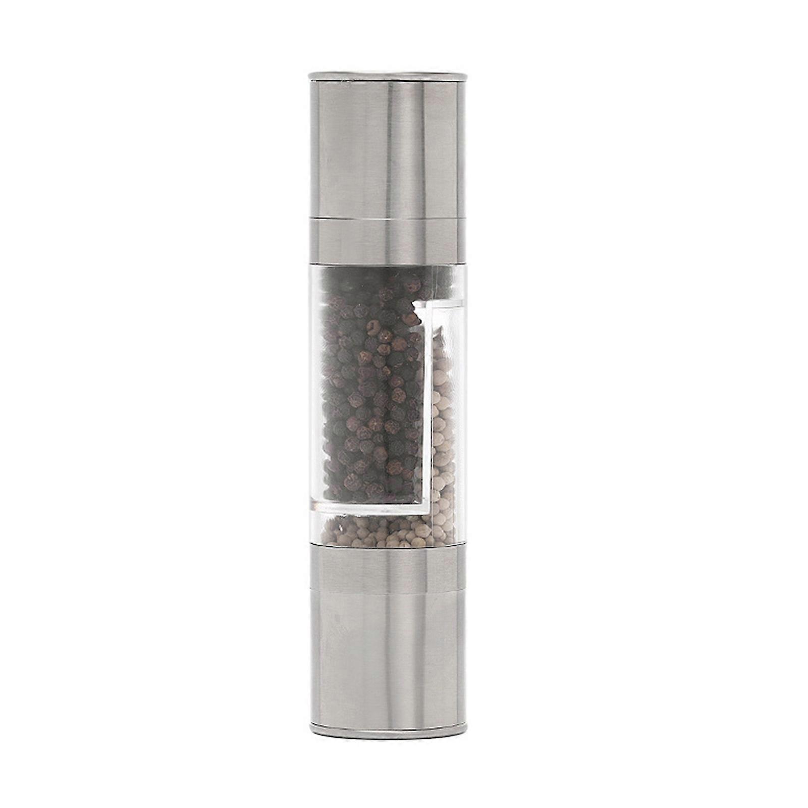 2 in 1 Salt and Pepper Grinder Two-Way Manual Operation Spices Grinder for Kitchen