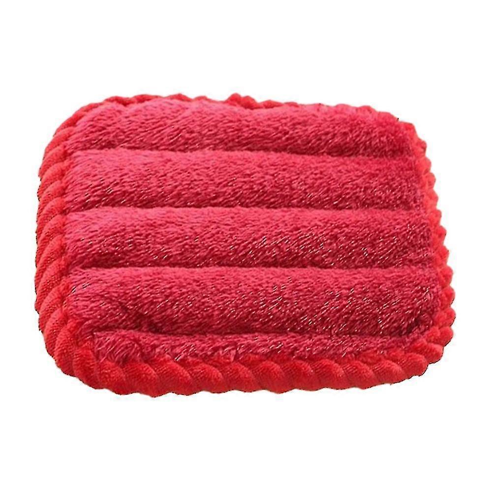Square Office Chair Cushion For Hip Thin Soft Plush Seatred