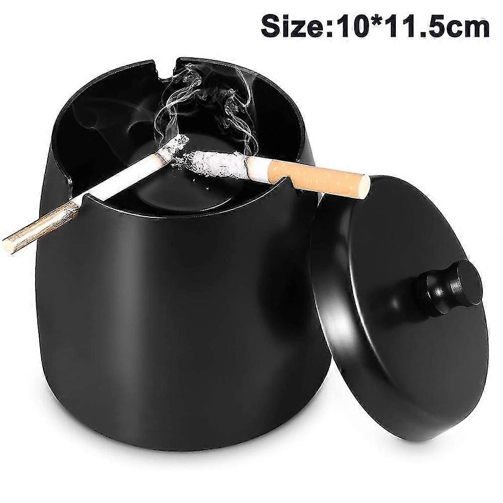 Windproof Ashtray For Cigarettes Outdoor Ashtrays For Patio Tabletop Smoke