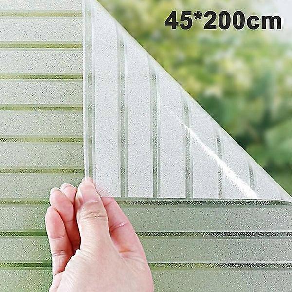 Finnez Window Film - Frosted Glass Appearance, UV Protection, Enhanced Privacy, Easy Installation, Versatile Sizes