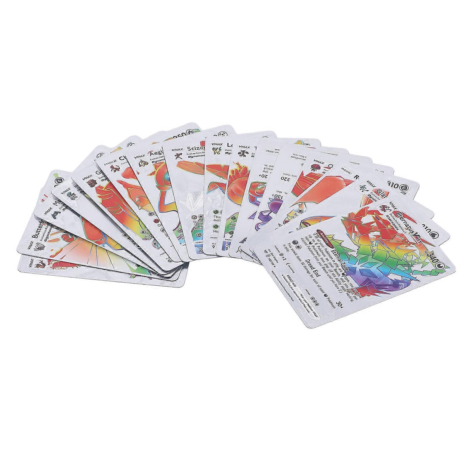 55pcs Anime Cards Portable PVC Cartoon Pattern Game Props Anime Cards Packs Collection for Party Gold