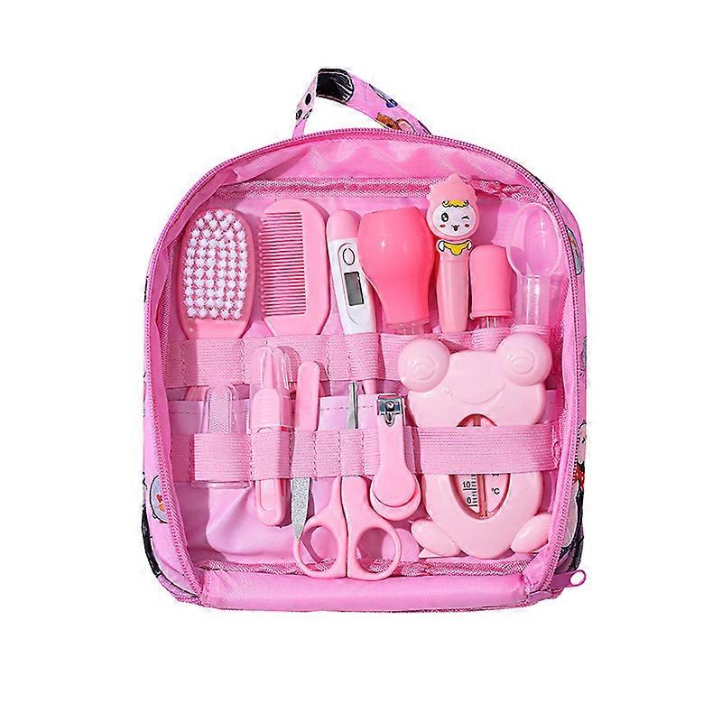 Ensemble de soins pour bébé 13 pièces, produits de soins pour bébé, ensemble de soins pour bébé, équipement initial, soins des ongles et du nez avec sac avec sac à main