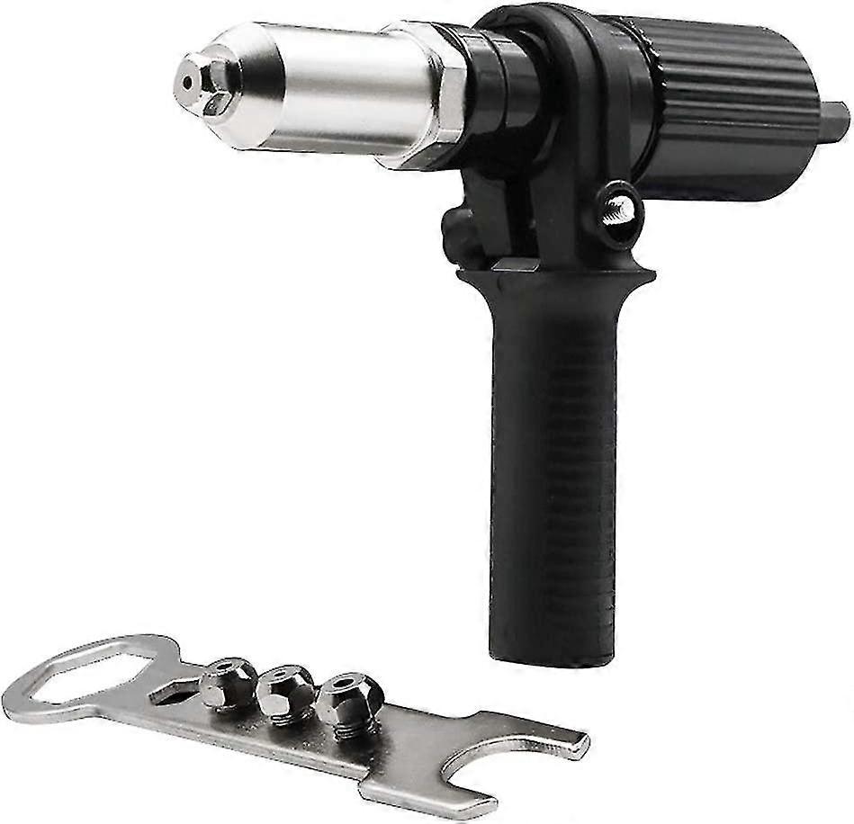 Rivet Gun Adapter, Electric Rivet Gun Adapter Kit, For Cordless Electric Drill Power Adapter Rivet Insert Tool Drilling Tool Riveting Nut