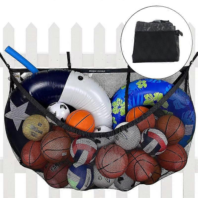 Pool Float Storage Bag - High Strength, Extra-Large, Expanding Adjustable Organizer for Floats, Noodles, inflatables
