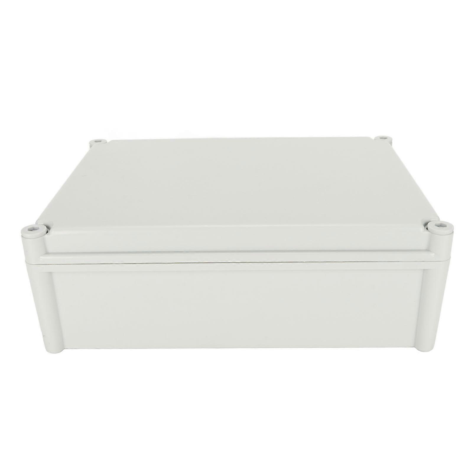 Gray Electrical Junction Box with Mounting Plate IP67 Waterproof Electric Project Case for Engineering