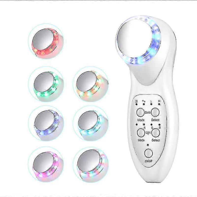 بالموجات فوق الصوتية 7 أدى أضواء ملونة Instrumen تجديد الجمال تدليك صك