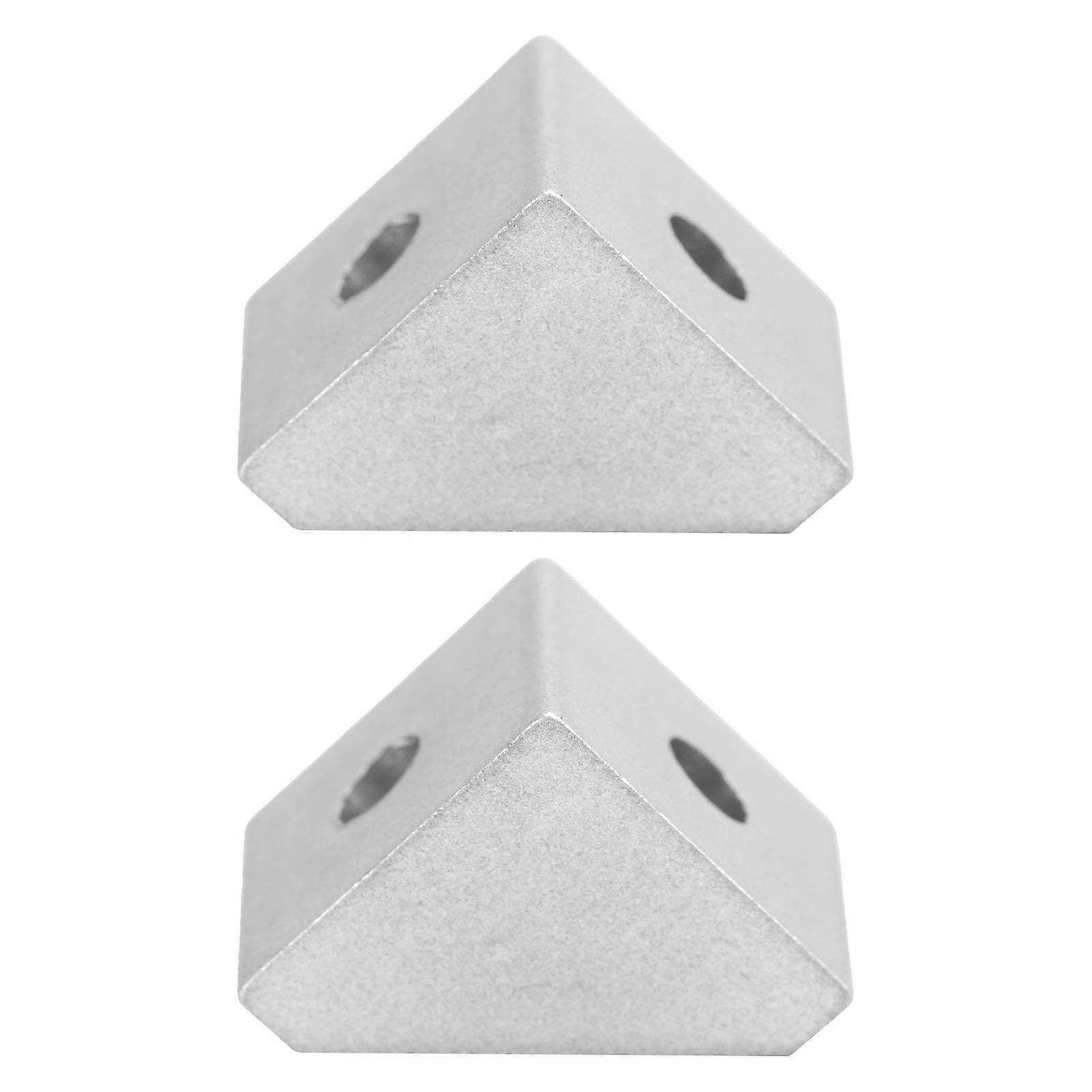2Pcs Inside Corner Gusset Bracket RightAngled Triangle Seat 320400010001 15x15mm