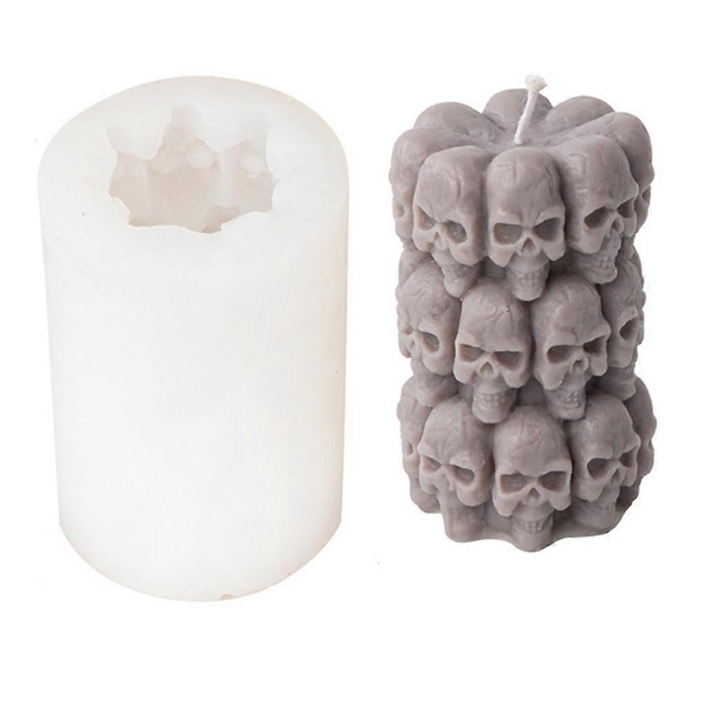 Skull Head Shape Silicone Craft Mold Silicone Material for DIY Hand-Making Lover