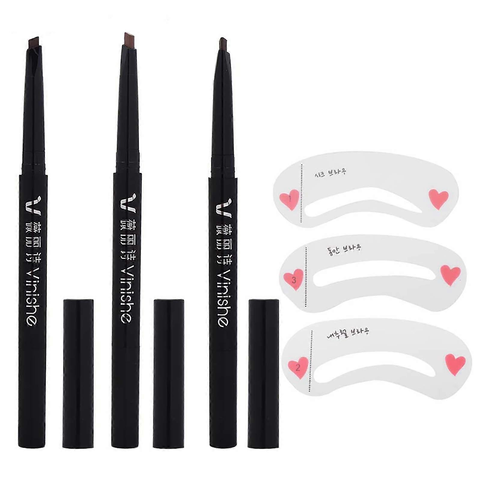 Professional Eyebrow Pencil Waterproof Long Lasting Brow Pencil Tattoo Microblading Tool