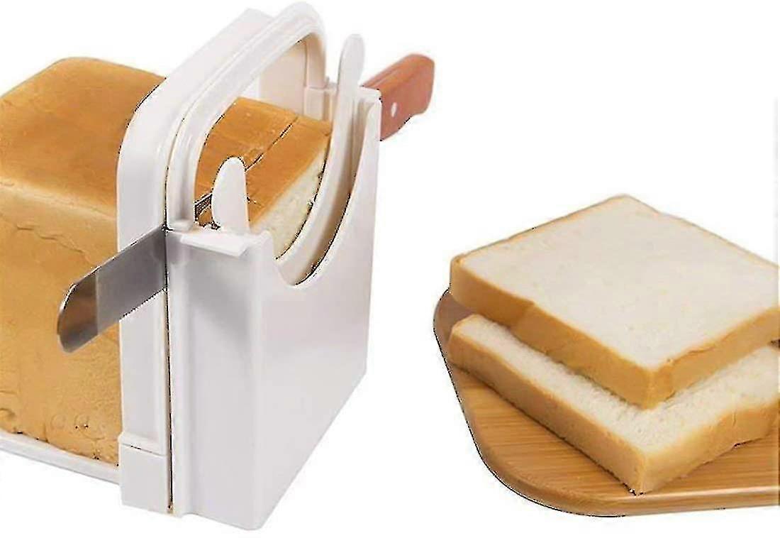 Bread Slicer, Foldable Bread Toast Slicer, Quick And Safe For Kitchen Accessories