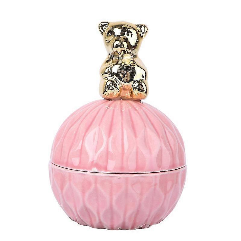 Delicate Ceramic Candies Jar Creative Storage Container Lovely Jewelry Box