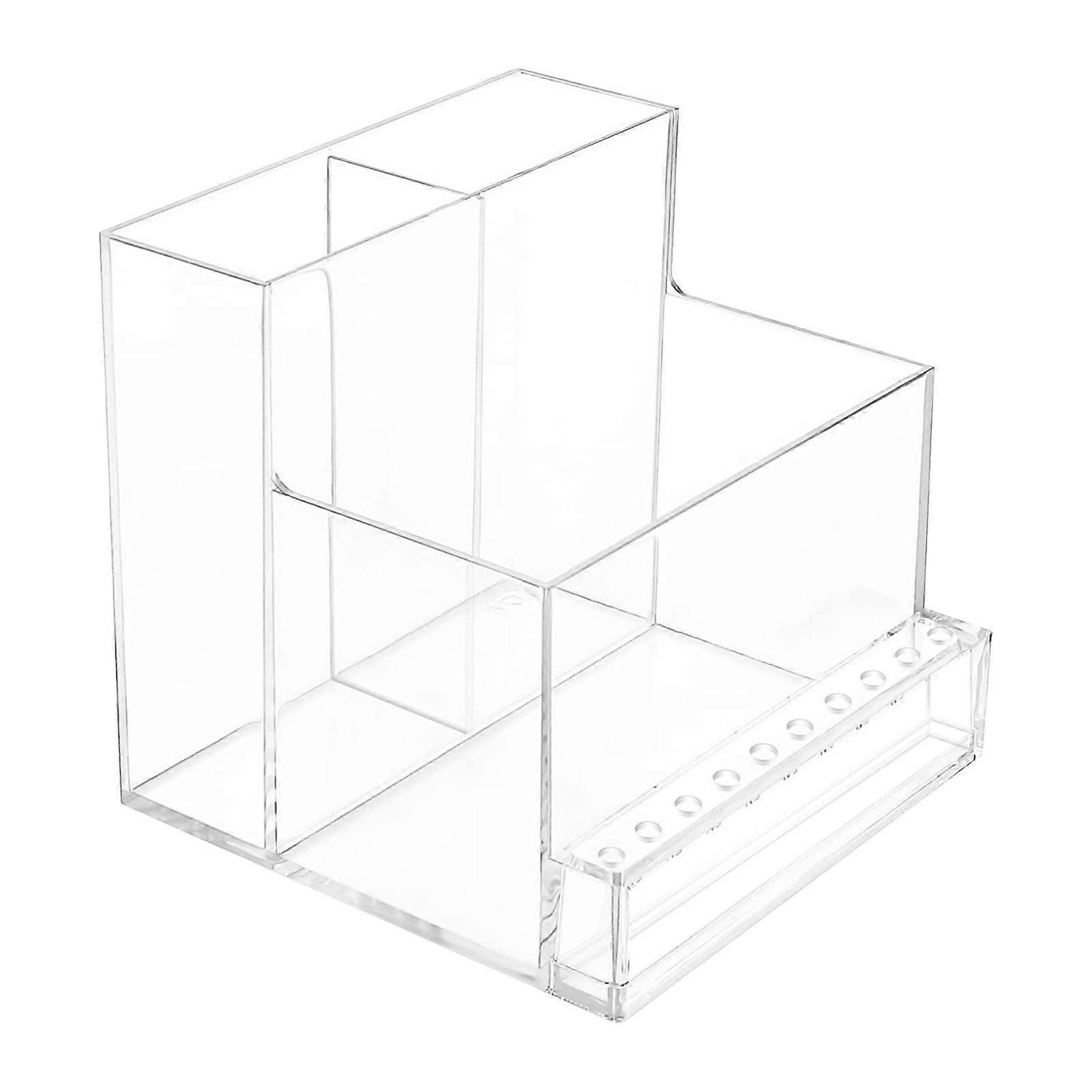3 Rows 10 Holes Bits Holder Display for Manicure Tools Salon File
