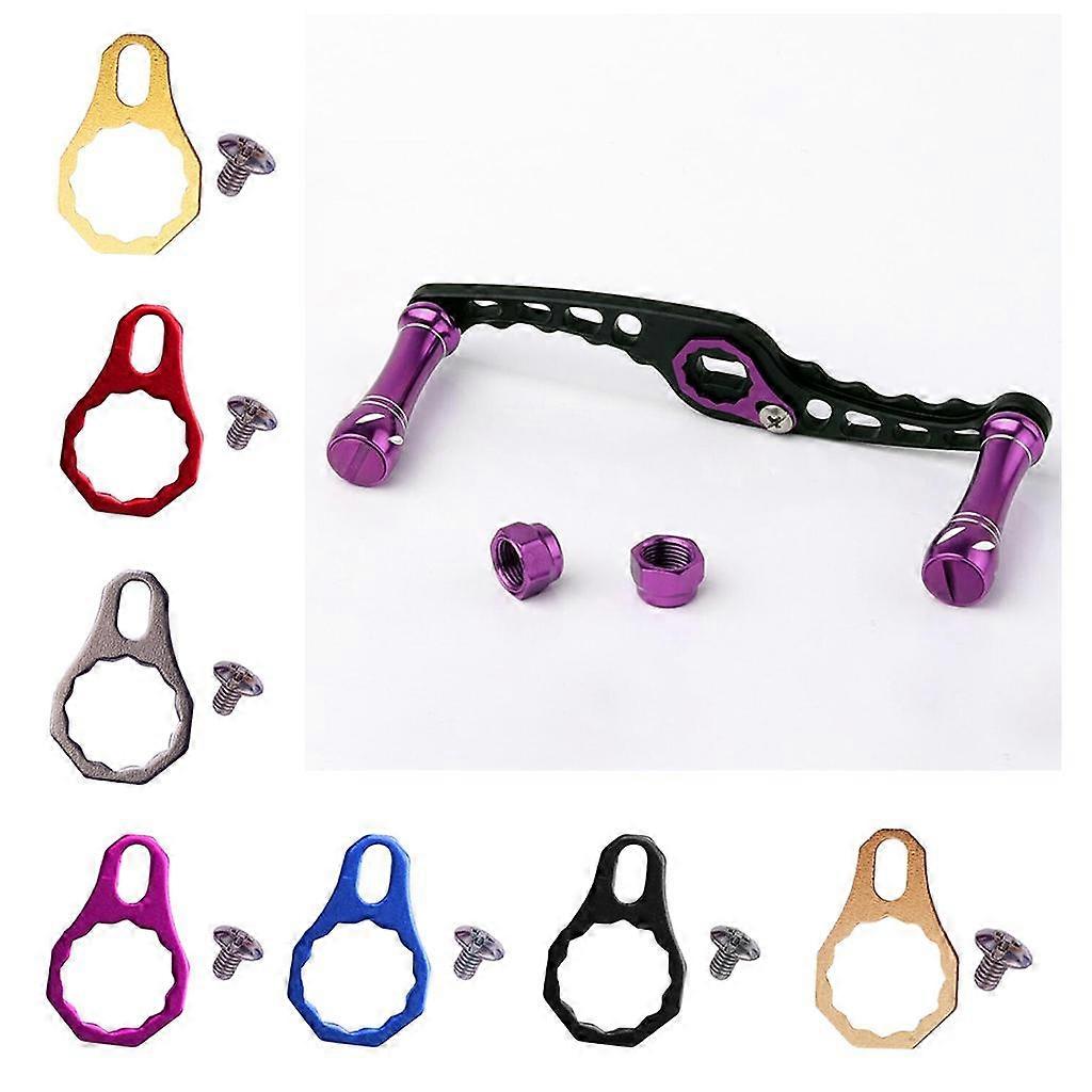 4x Aluminum Alloy Anti-rust Fishing Reel Left Right Handle Locking Plate