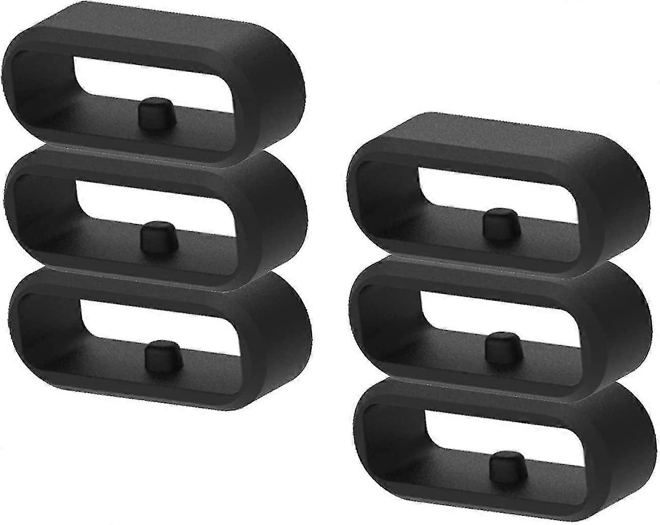 Silicone Replacement Watch Band Loop Compatible With Garmin Vivoactive 3 (6 Pack)