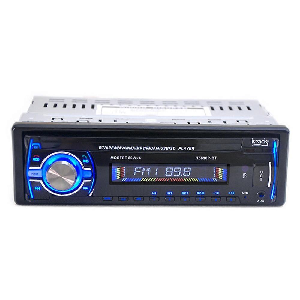 6890 Car Vehicle MP3 Player Bluetooth Detachable Panel
