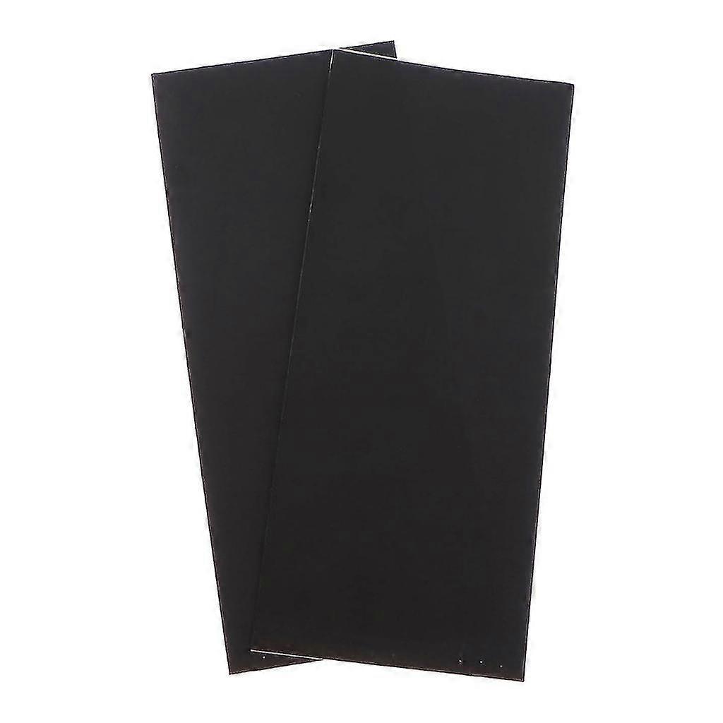 2pcs Waterproof Self-adhesive Repair Patch For Down Jackets Bag Black