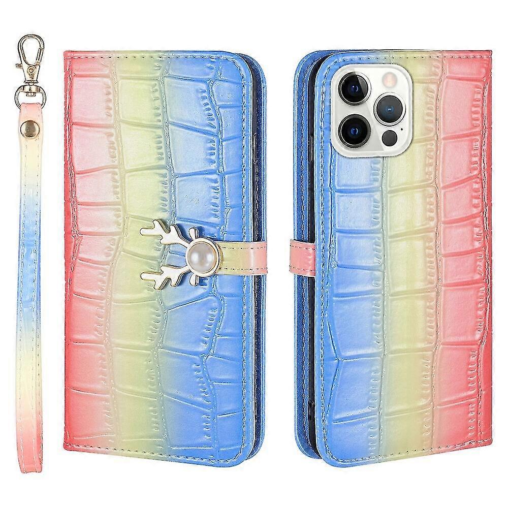 Nueva funda compatible con Iphone 13 Pro Deer Designer Pattern Leather Cover