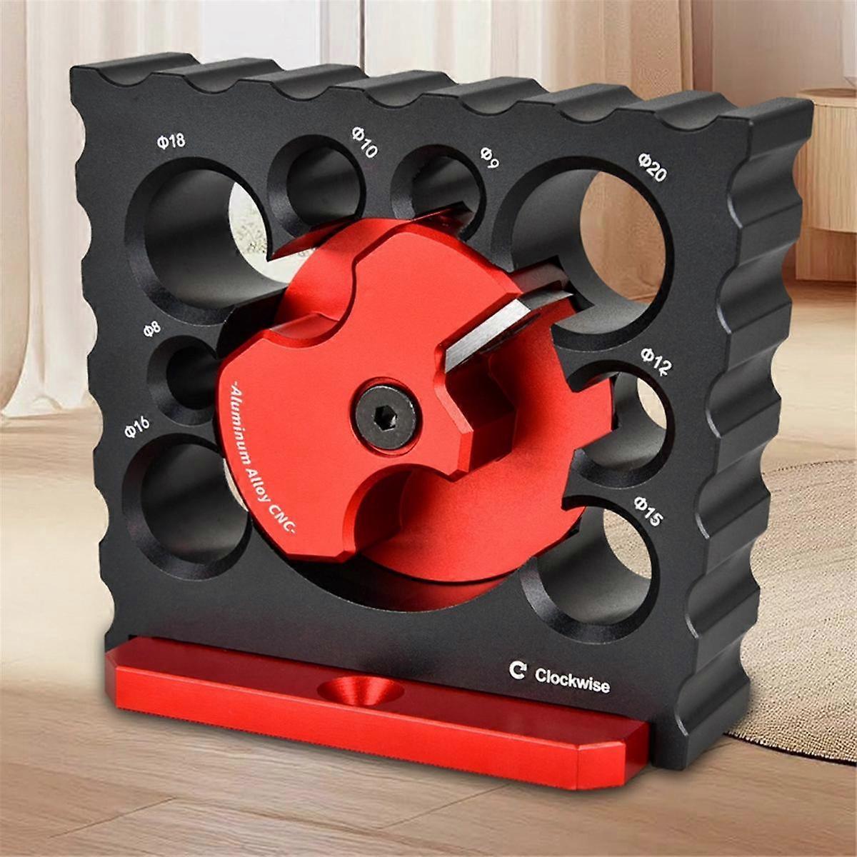 Electric Drill Making Round Dowel Semi Automatic Rotary Cutter Multi Aperture Round Doweler Woodworking Auxiliary Tool