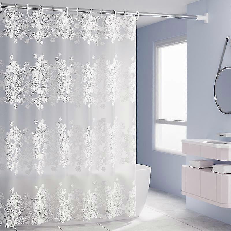 Vignes de fleurs Rideau de douche imperméable