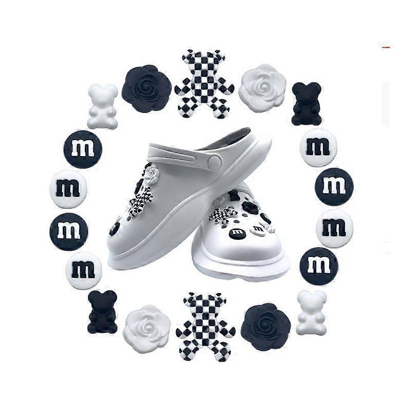 18 pcs sesame street shoe charms for clogs, shoe accessories for Cr