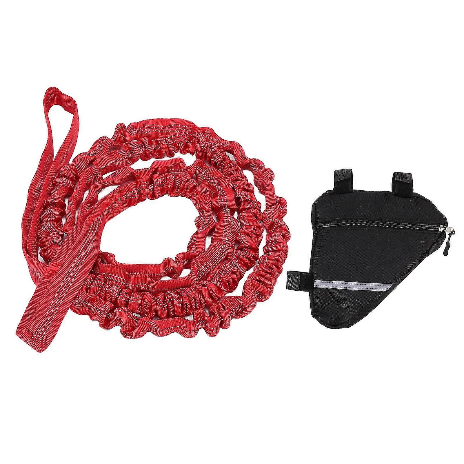 2.7m Stretchable Nylon Towing Rope for Running and Walking - Red Bike Tow Bar