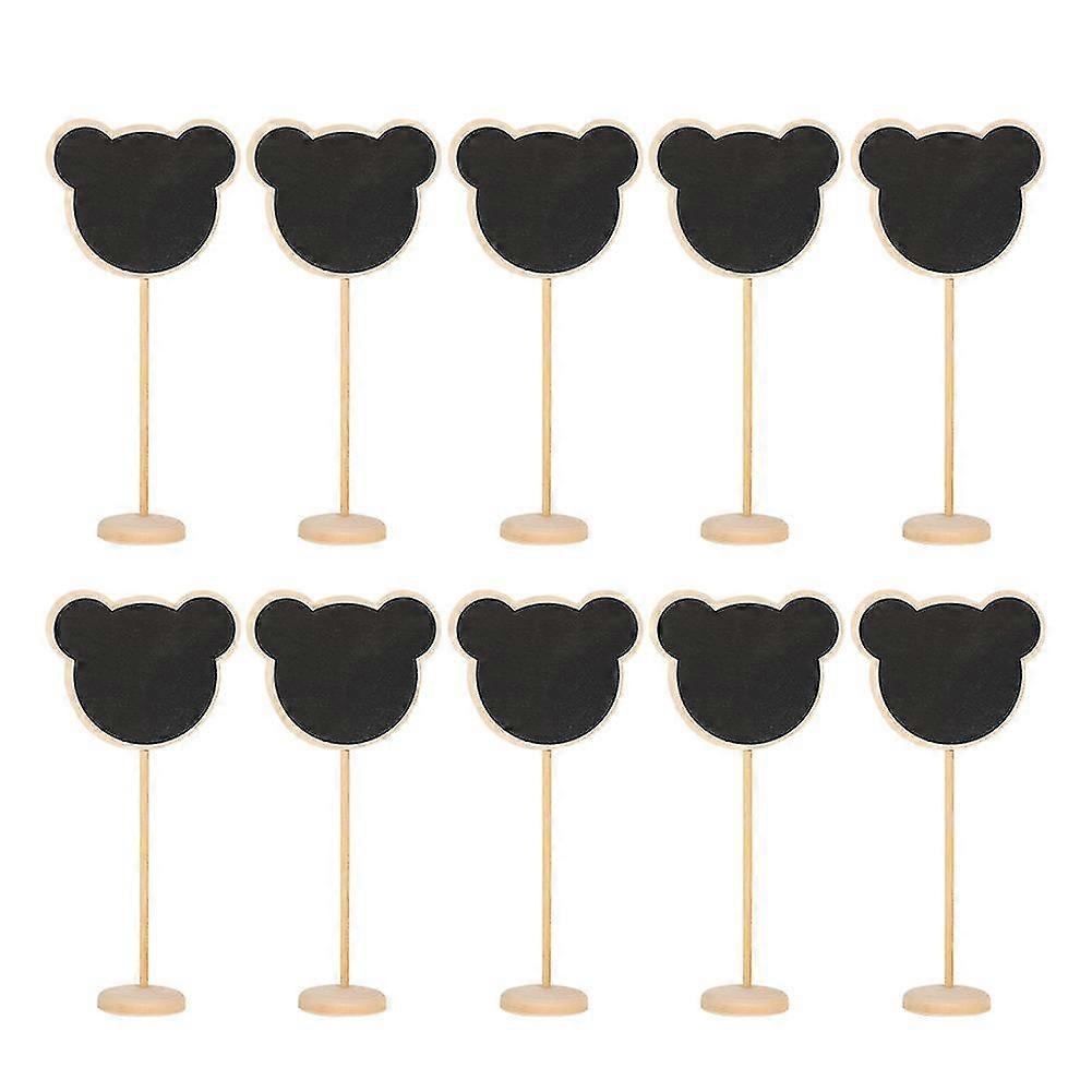 Wooden Party Table Blackboard Decoration - DIY Message Board Sign Chalkboard