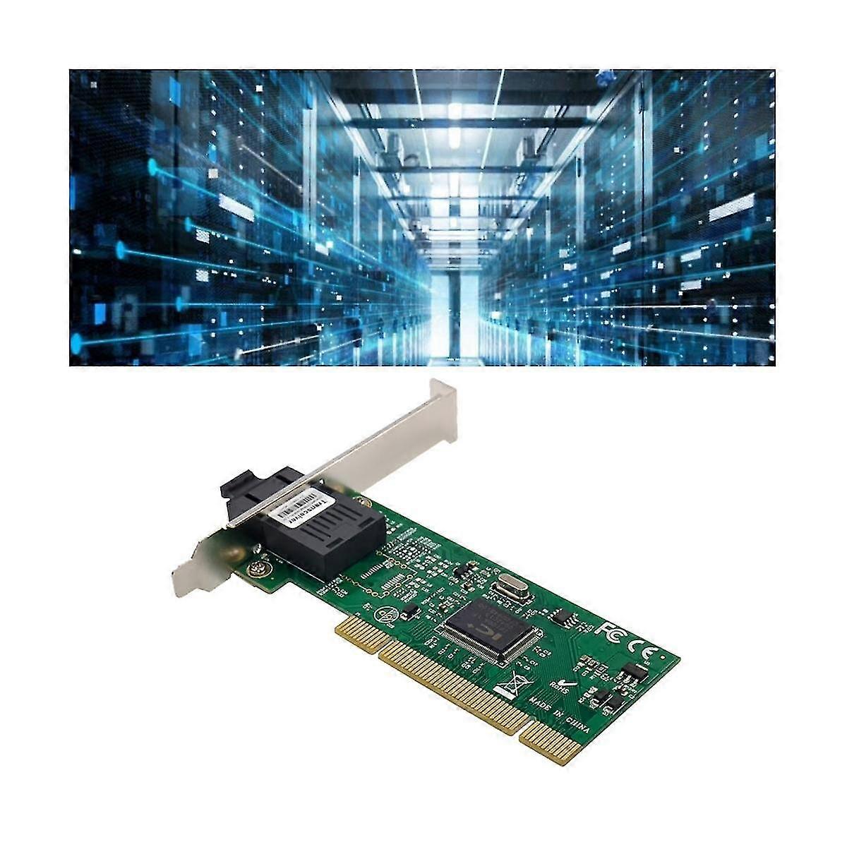 Sieťová karta PCI Ip100A St7261 Ic Plus Ip100A PCI s jedným portom Rýchly ethernetový adaptér 100m optický Ne