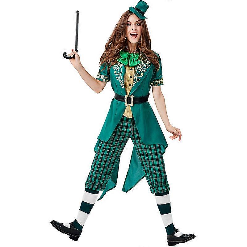 Womens Green Irish Fancy Dress Adult St Patricks Day Costume | Fruugo ES
