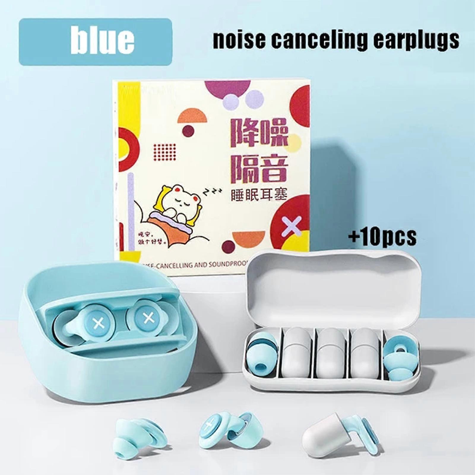 Ear Plugs, Noise Canceling Ear Plugs, Anti-Noise Ear Plugs Ideal For Sleeping, Studying, Concerts and DJs, Adaptable Earplugs