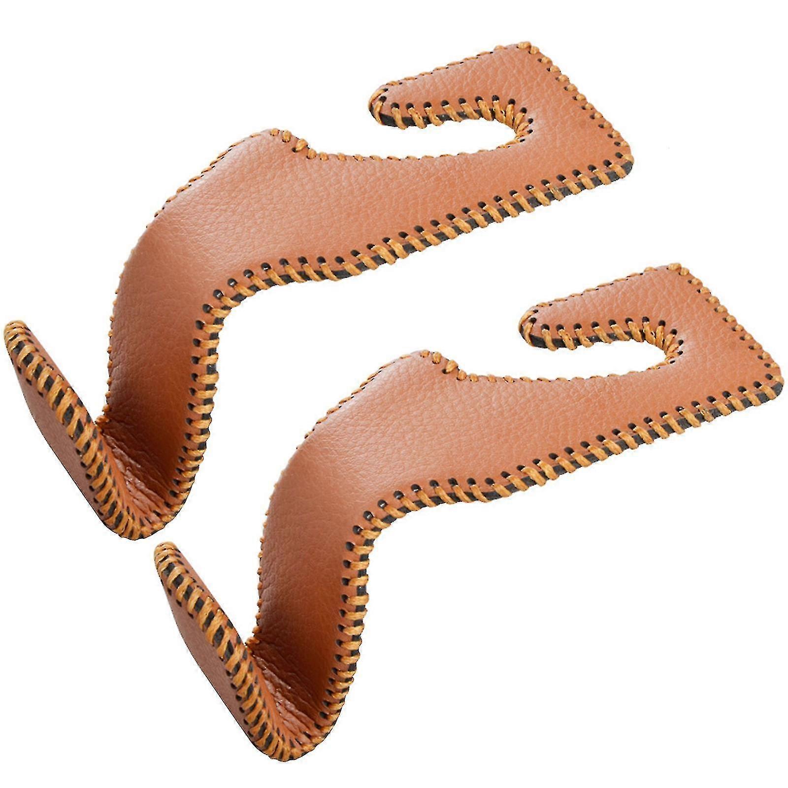 حقيبة يد السيارة هوك جلدي ، حقيبة يد السيارة 2 قوس التعبئة والتغليف ، خطاف مسند رأس السيارة ، شنق حقيبة يد وحقيبة - q34 - Ya