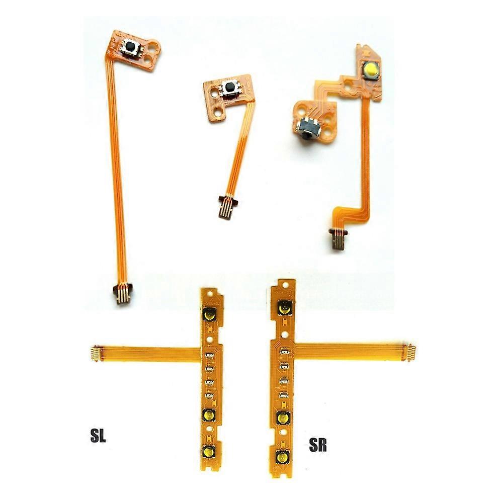 Replacement Kit for Nintendo Switch Joycon Zr Zl L Sl Sr Button Key Ribbon Flex Cable for Ns Repair Cable
