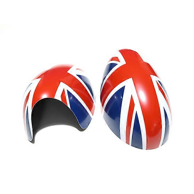 Car Interior For Mini Cooper S Hatchback Convertible R50 R52 R53 The Black Flag Rear View Mirror Covers Decoration Car AccessoriesVehicle Decor Acces