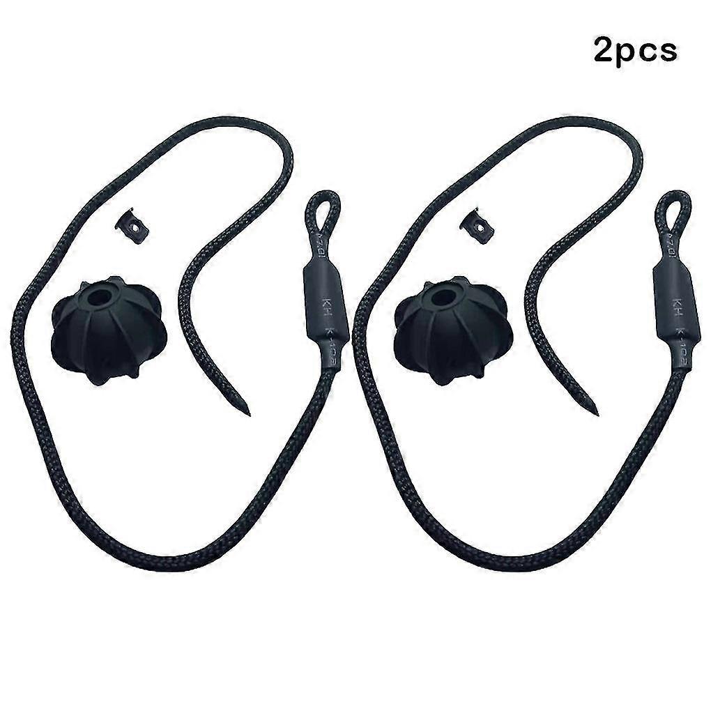 2pcs Car Rear Shelf Straps Ball Holding Cord Vehicle Tailgate Lanyard Trunk Storage Package Tray Lid Rope Nylon Sling