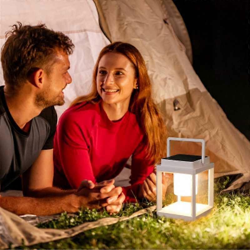 أضواء التخييم الشمسية في الهواء الطلق مصابيح الحصان القابلة لإعادة الشحن أضواء الخيمة المحمولة المحمولة أضواء التخييم متعددة الوظائف