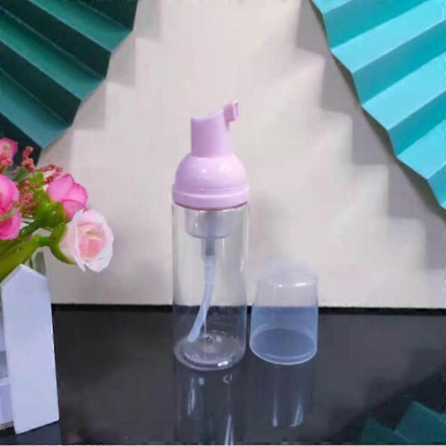 10 Pcs/Lot 60ml Transparent Plastic Foam Empty Bottle Eyelash Cosmetic Foam Bottle Cleaner Soap Liquid Foam Pump Bottle Foamer