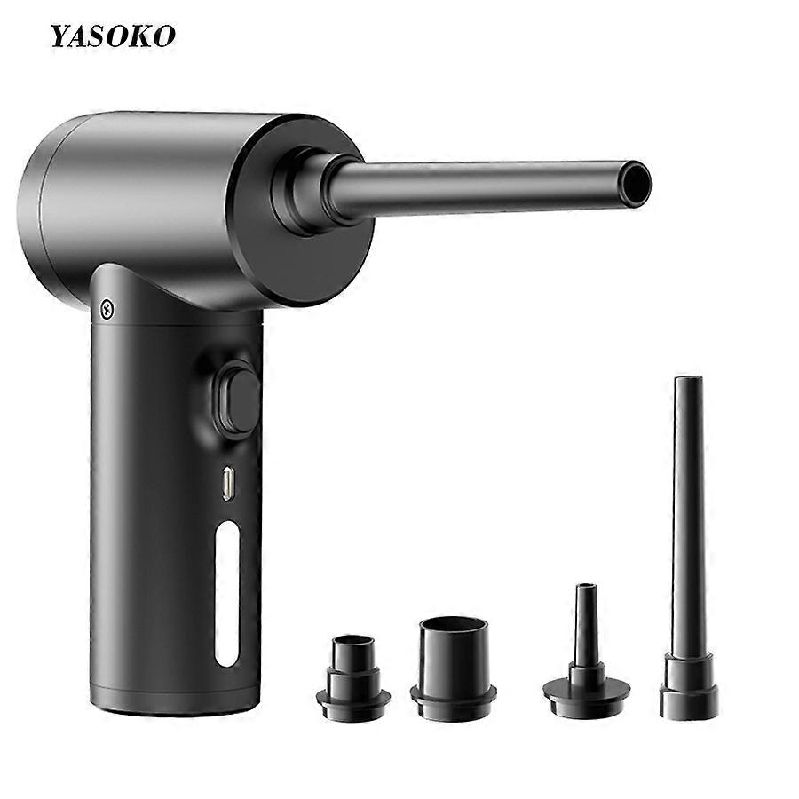 Wireless Air Duster 50000 RPM Dust Blowing Gun USB Compressed Air Blower Cleaning For Computer Laptop Keyboard Camera Cleaning