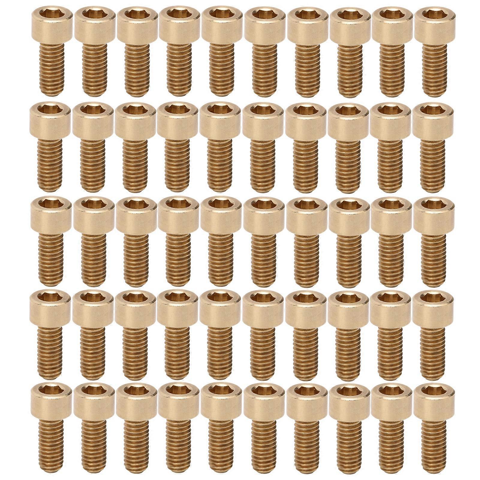 50Pcs βιομηχανικές προμήθειες M6M6x14mm εργαλείων υλικού συνδετήρων βιδών βιδών υποδοχών καπέλων