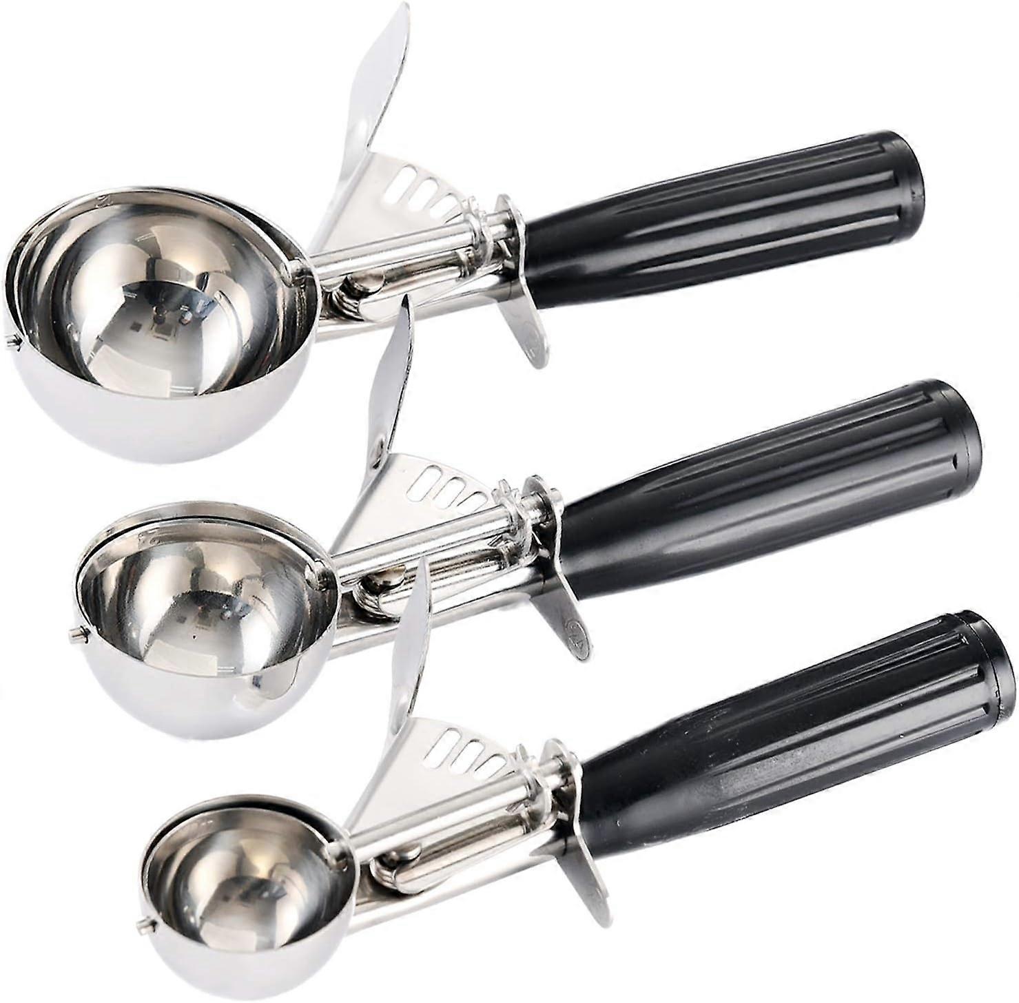Cookie Scoop,Ice Cream Scoop,Cookie dough scoop with Trigger Lever and Comfort Grip Handle,Stainless Steel