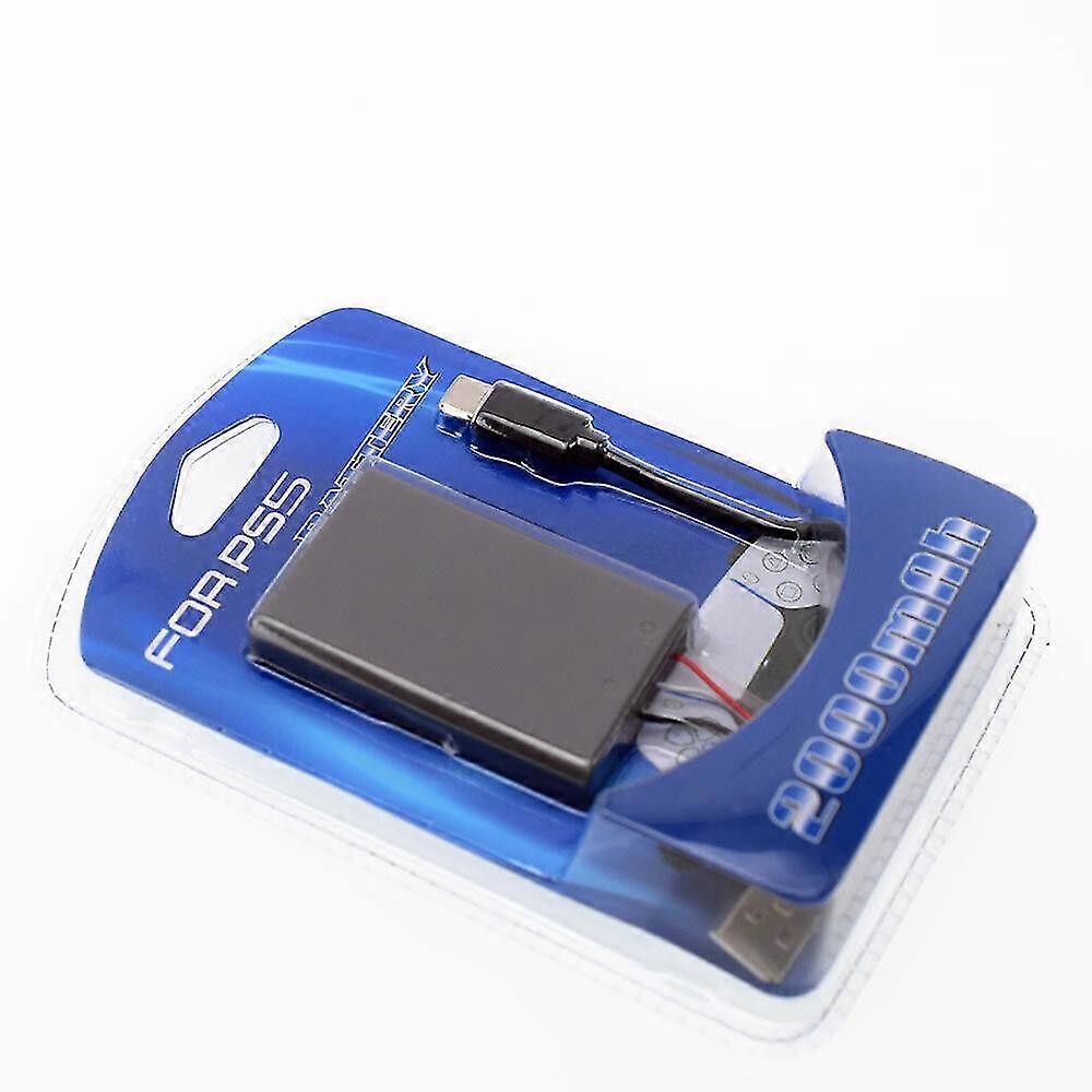 xj2000mAh NEW Battery PACK compatible with Sony PS5 Playstation 5 Game Controller +USB Cable