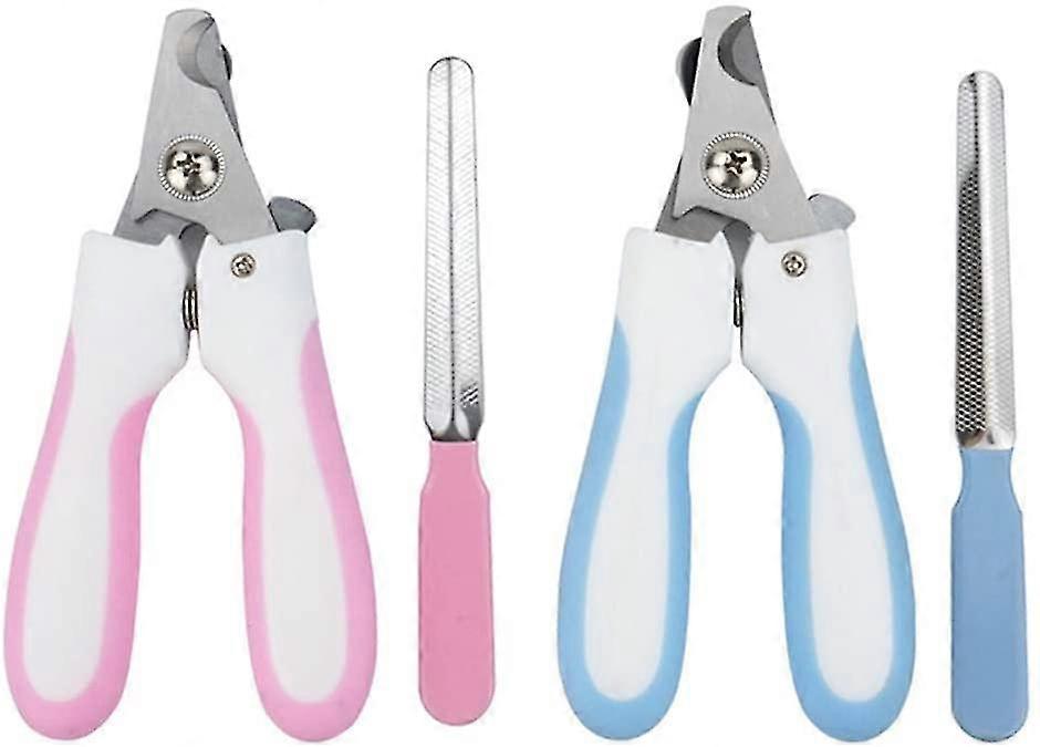 لمقص المخلب لرعاية الأليفة: 2 قطعة مقص مخلب الأليفة ، مقص أظافر من الفولاذ المقاوم للصدأ للكلاب والقطط