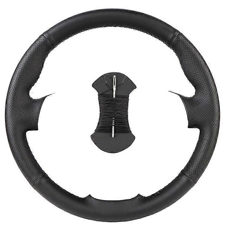 DIY Customized Car Steering Wheel Cover For Seat Leon 5F Mk3 Ibiza 6J Tarraco Arona Ateca Alhambra Leather Steering Wrap