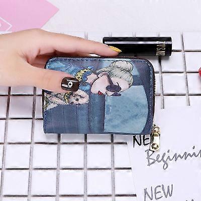 Card Wallet Cartoon pattern wallet card bag coin purse Card Holder Passport Cover Credit Card Holder Wallet Card Tarjetero Rfid