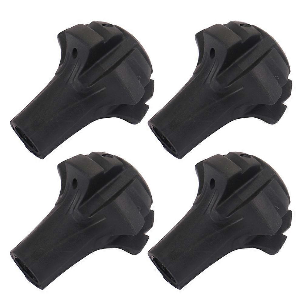 4Pcs Shockproof Trekking Pole Foot Protective Covers Non-slip Trekking Pole Pads
